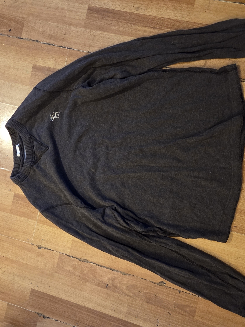 Abercrombie & Fitch Dark Charcoal Crewneck Sweatshirt